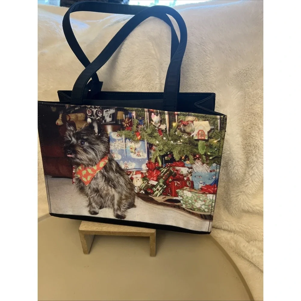 Snaptotes Carin Terrier Christmas Purse Dog